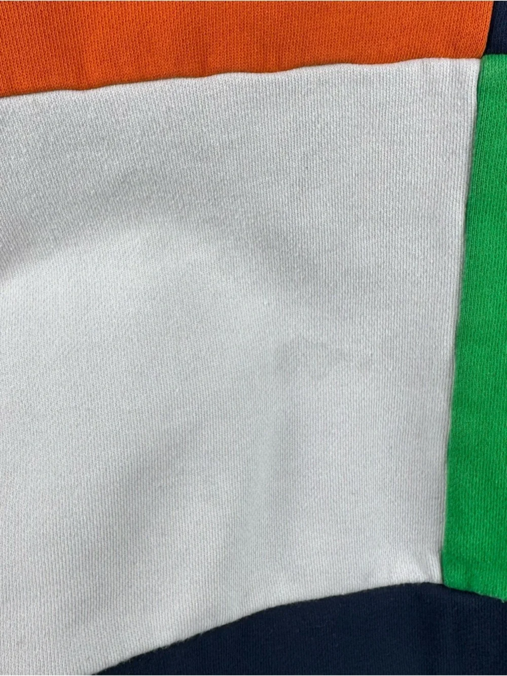 Polo Ralph Lauren Youth M‎ 10-12 Color Block Hoodie Blue Yellow White Green